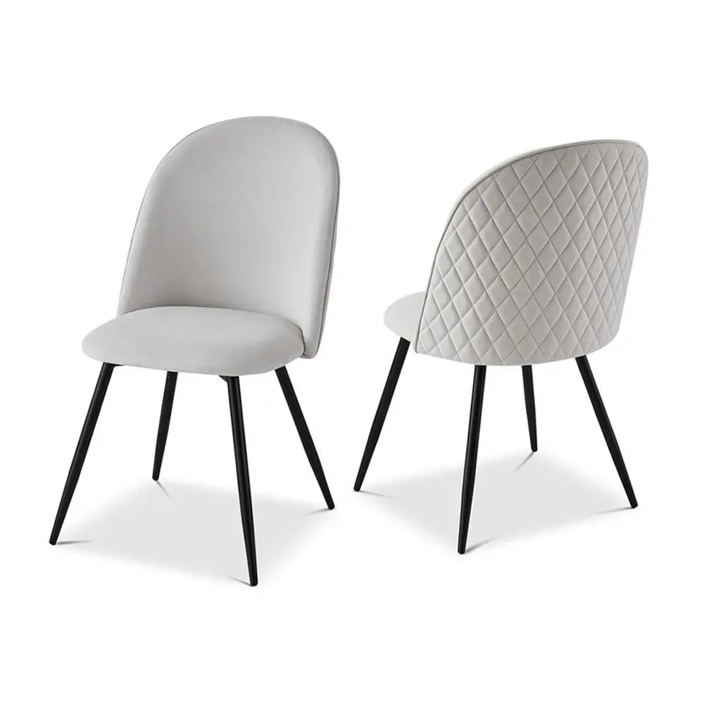 Berkeley Designs Soho Dining Chair in Light Grey (Set of 2) Dining Chair