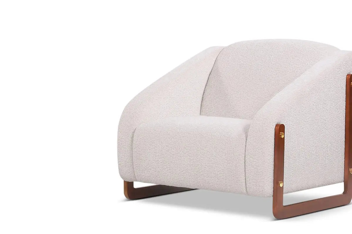 Berkeley Designs Verona Armchair in Neutral Accent & Armchairs