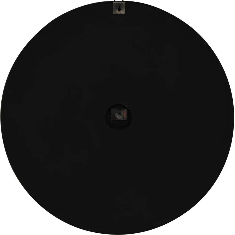 Black Wall Clock with Gold