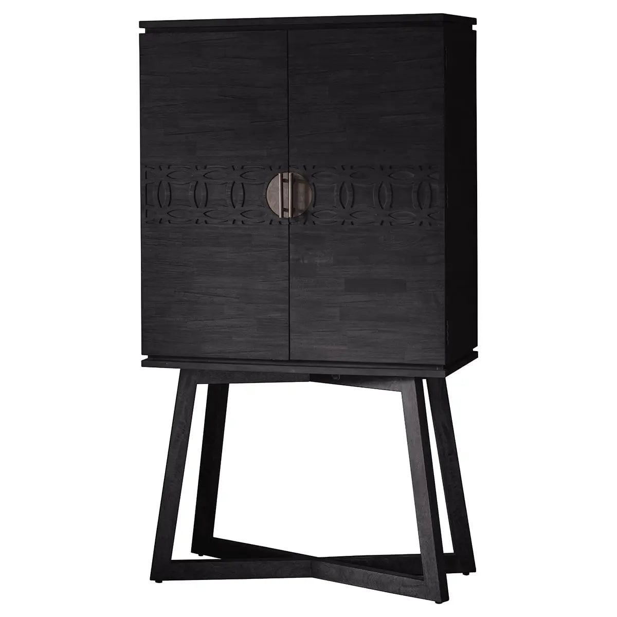 Bohara Boutique Cocktail Cabinet in Black Cabinet