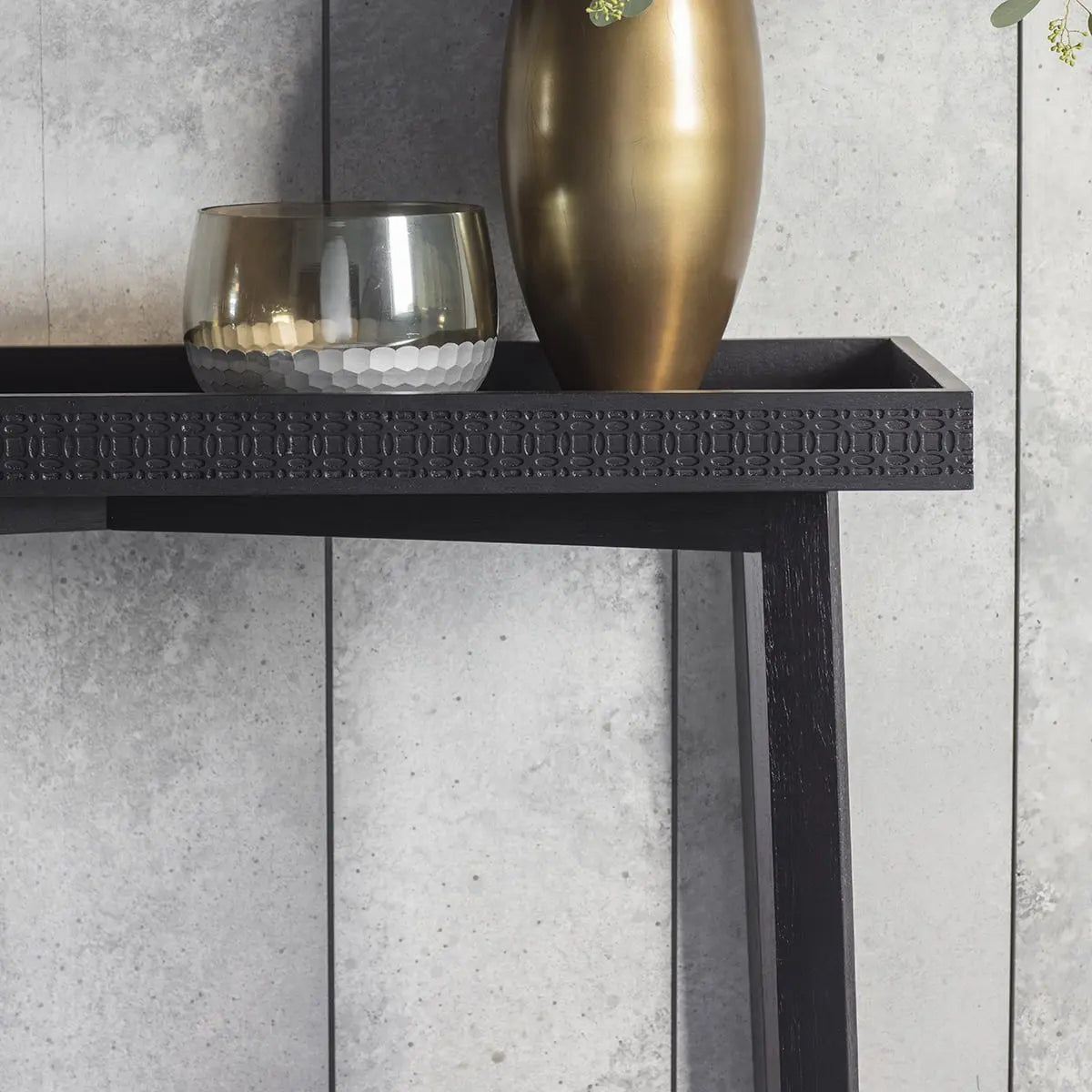 Bohara Boutique Console Table in Black Console Table