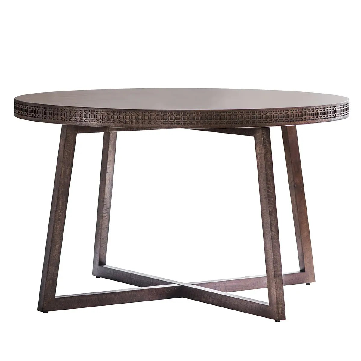 Bohara Retreat Round Dining Table in Brown Dining table