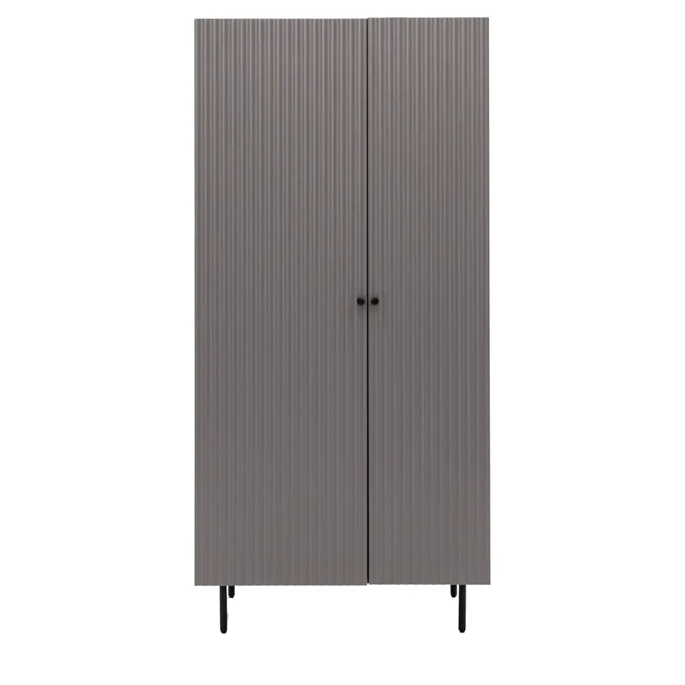 Bucknell 2 Door Wardrobe in Grey