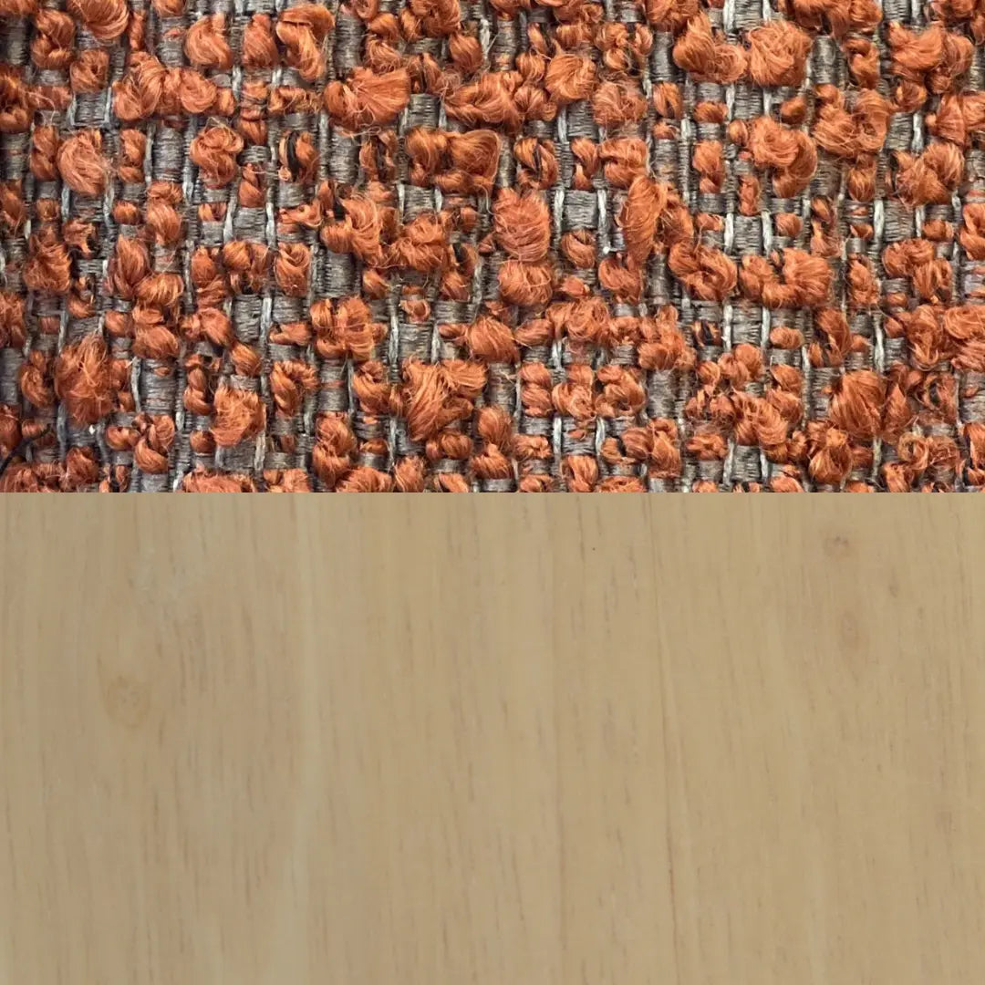 Twenty10 Design Whisper Round Stool in Burnt Orange and White Wash  Nicholas John Interiors