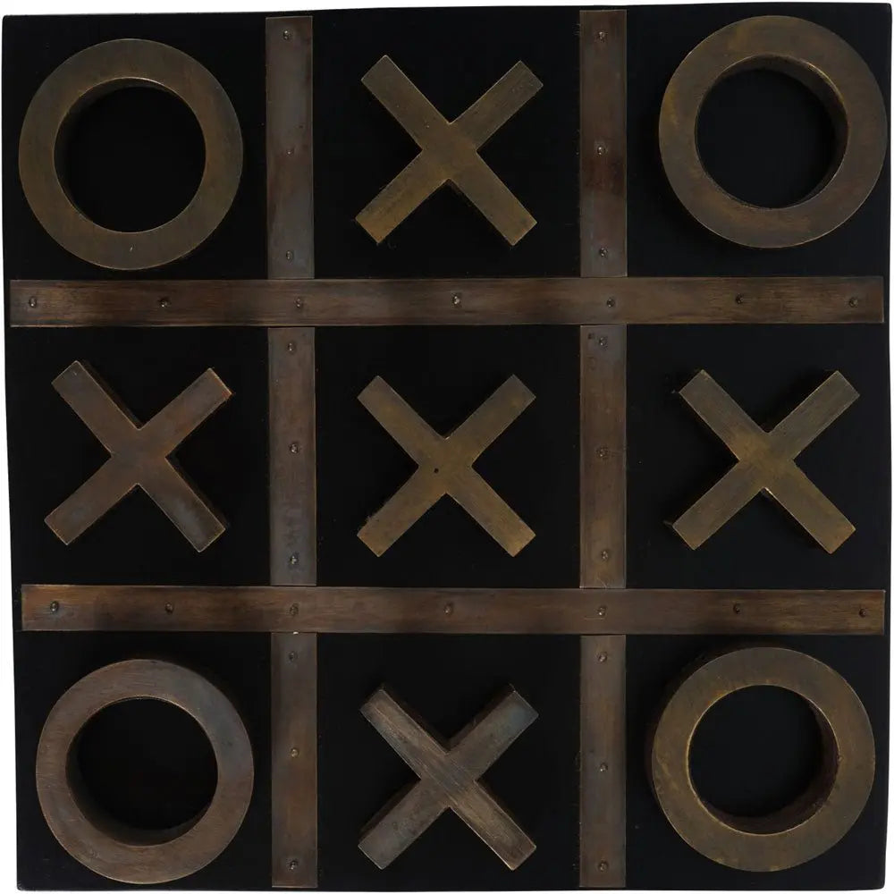 Colombo Wooden Noughts and Crosses Game
