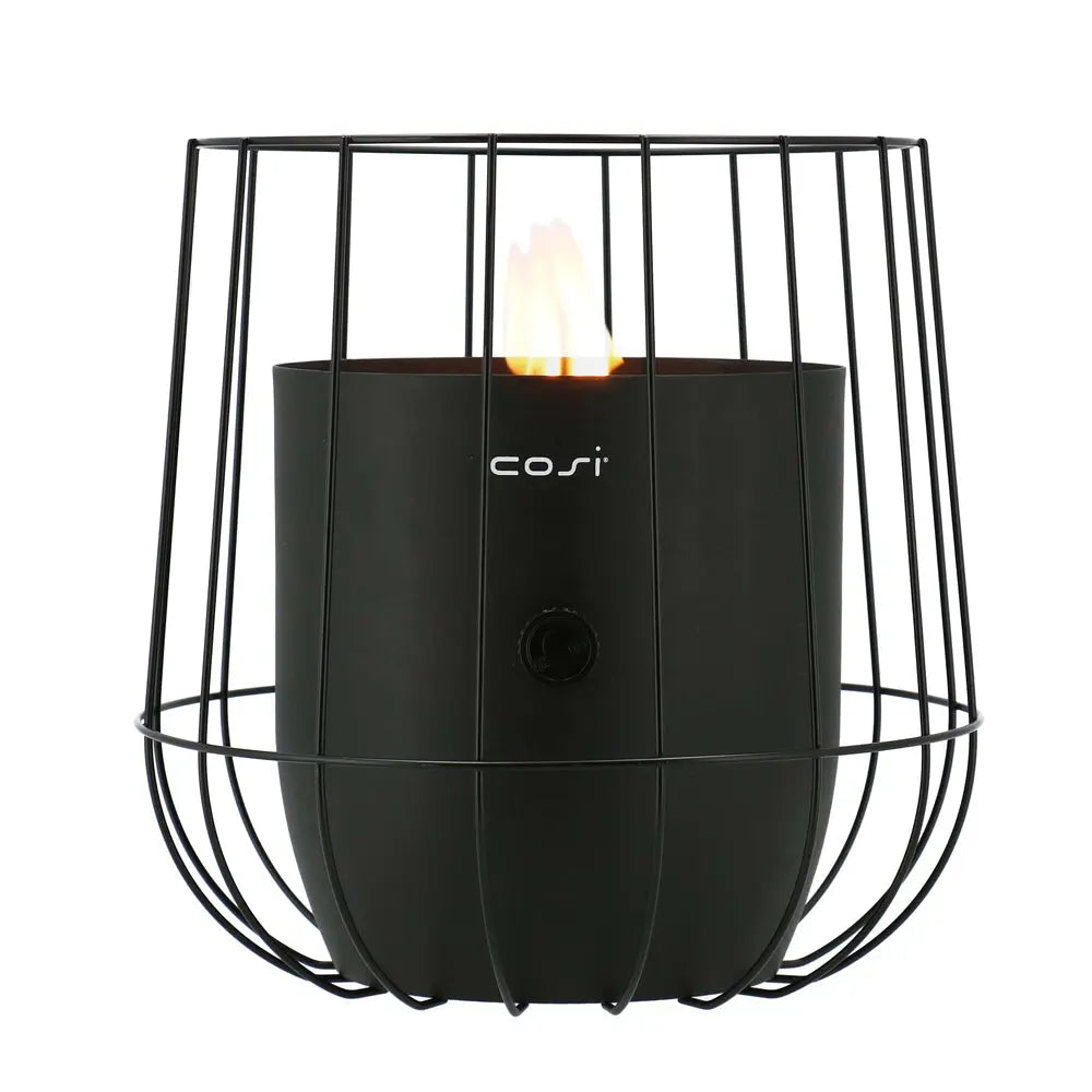 Cosiscoop Basket Fire Lantern in Black - Pacific Lifestyle  Nicholas John Interiors