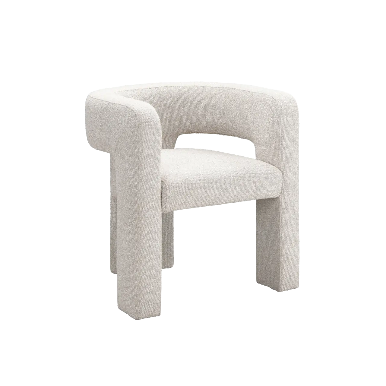 Twenty10 Design Crescent Occasional Chair in Mink  Nicholas John Interiors