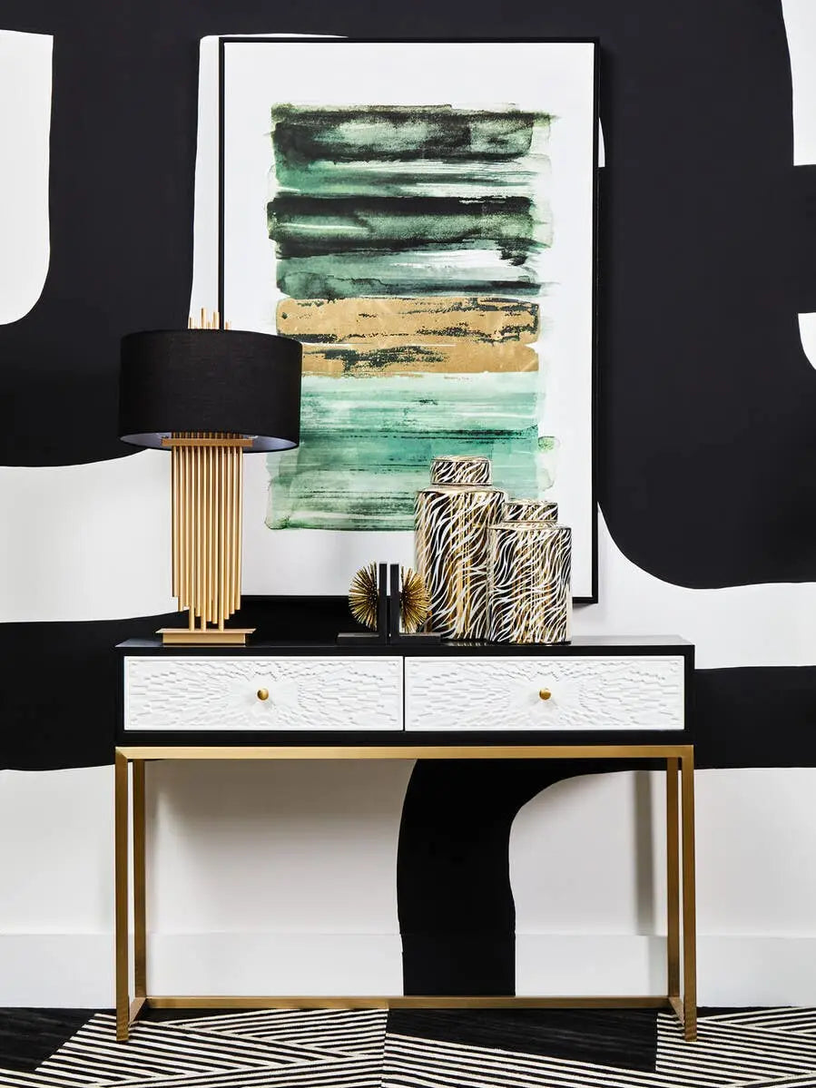 Damaris Two Drawer Console Table Console Table