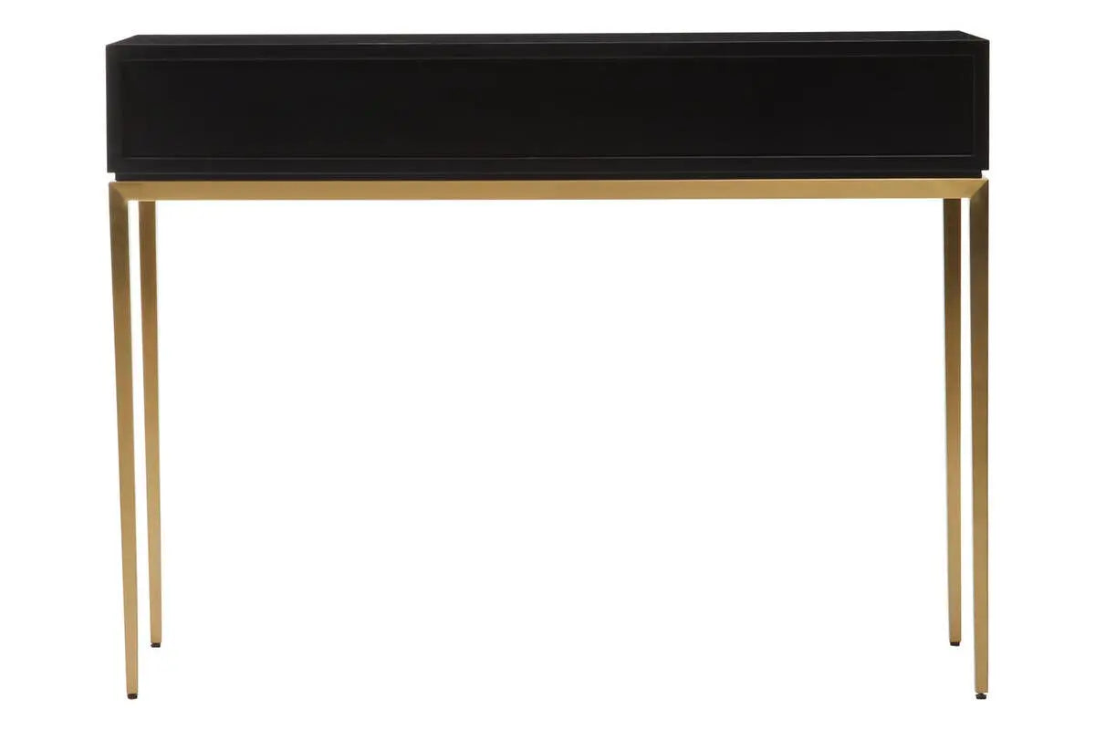 Delsa Shagreen Effect One Drawer Console Table Console Table