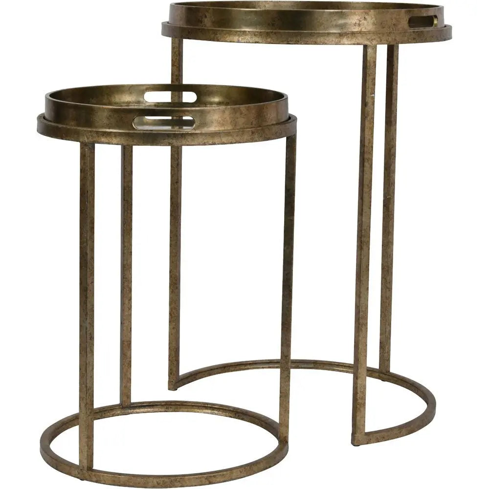 Denver Constellation Map Set of 2 Side Tray Tables Side Table