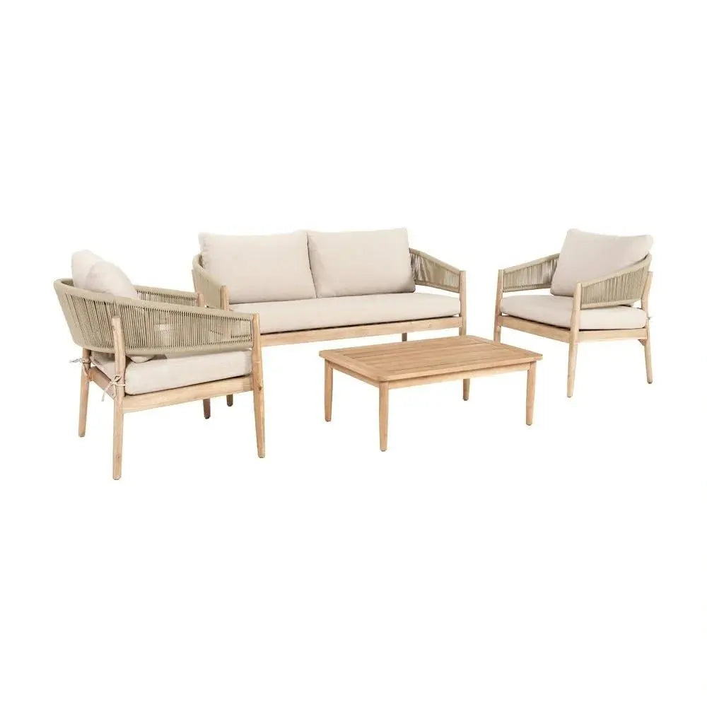 Denver Sage Green Outdoor Seating Set - Pacific Lifestyle Outdoor Lounge Sets