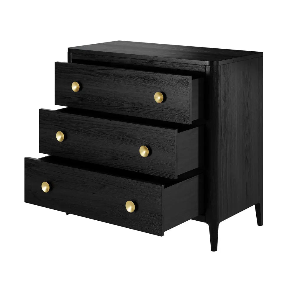 DI Designs Abberley Chest of Drawers - Black Chest of Drawers