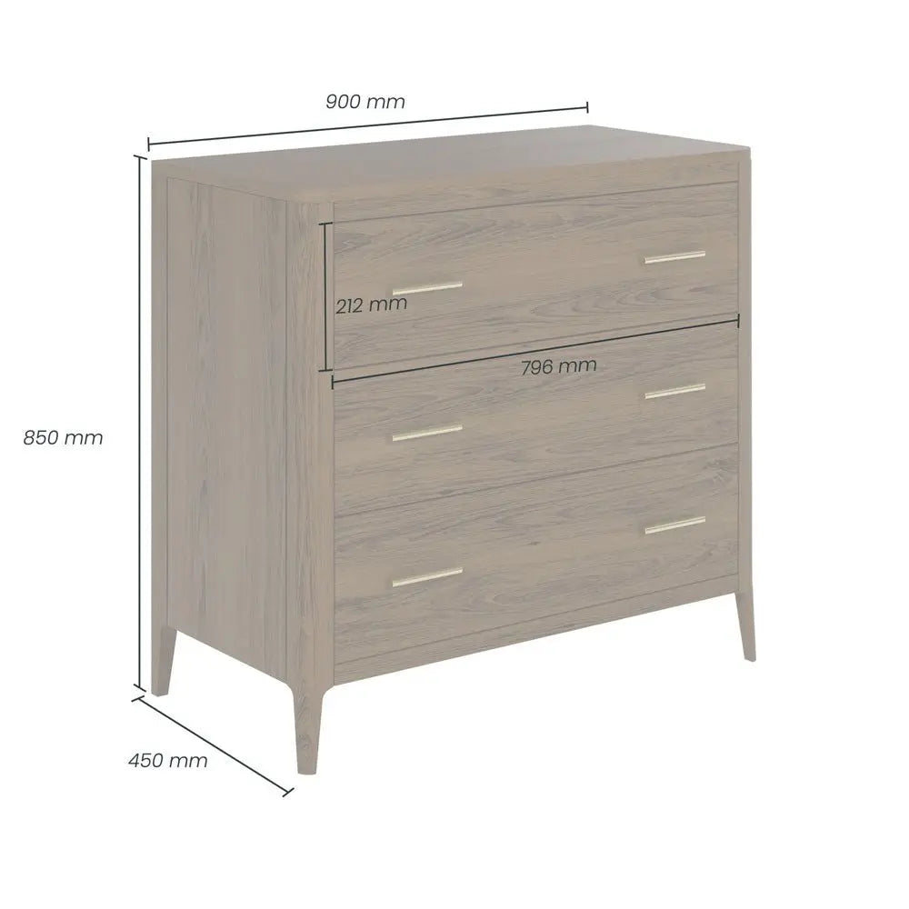 DI Designs Abberley Chest of Drawers - Brown Chest of Drawers