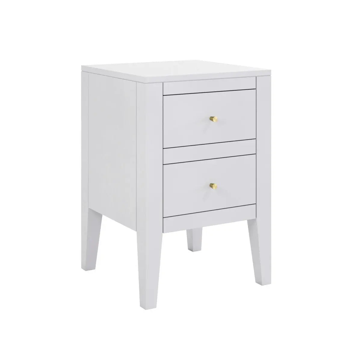 DI Designs Alton Bedside in White Bedside Table