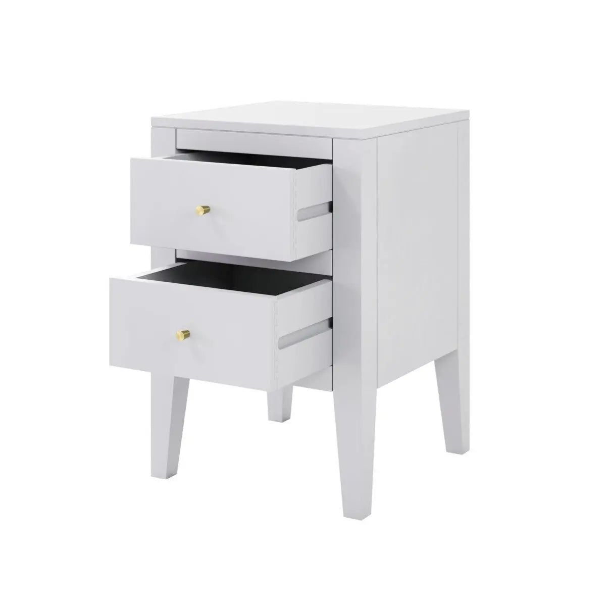 DI Designs Alton Bedside in White Bedside Table