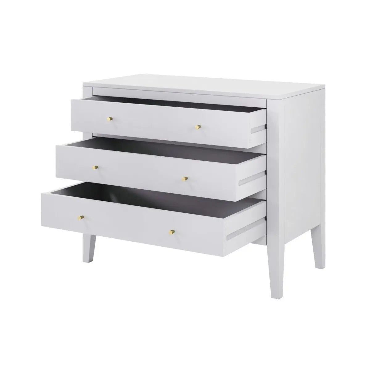 DI Designs Alton Chest of Drawers in White Chest of Drawers