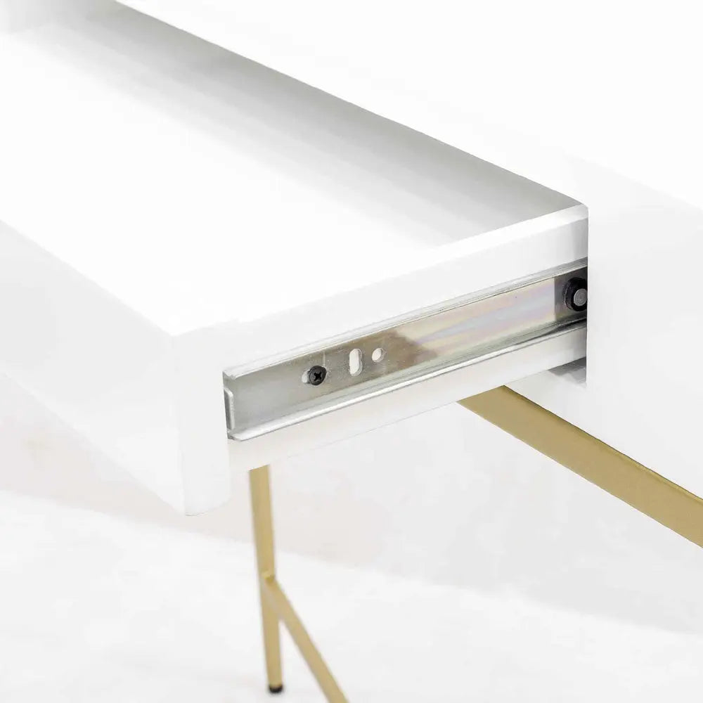 D.I Designs Berkeley Console - White Nicholas John Interiors