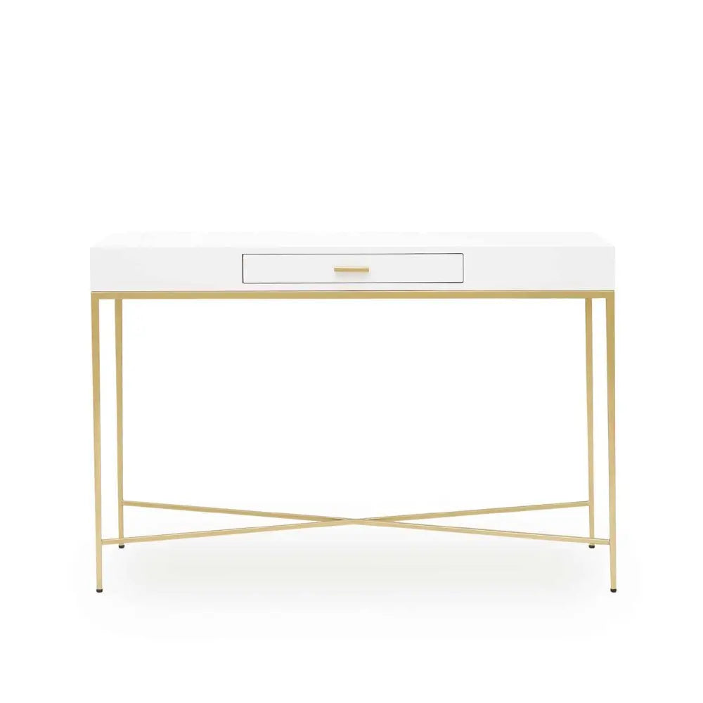 D.I Designs Berkeley Console - White Nicholas John Interiors