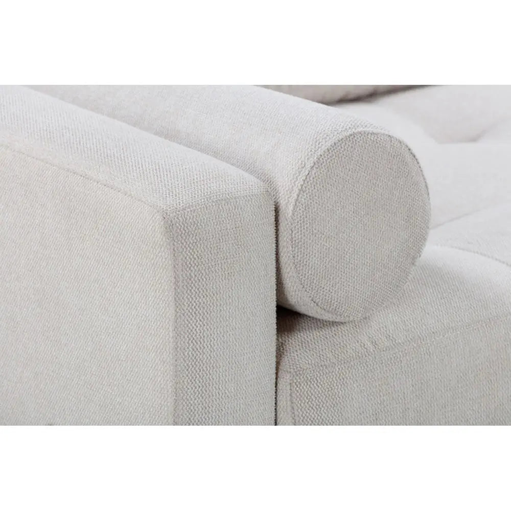 DI Designs Candover Sofa in Neutral Textured Fabric Sofa