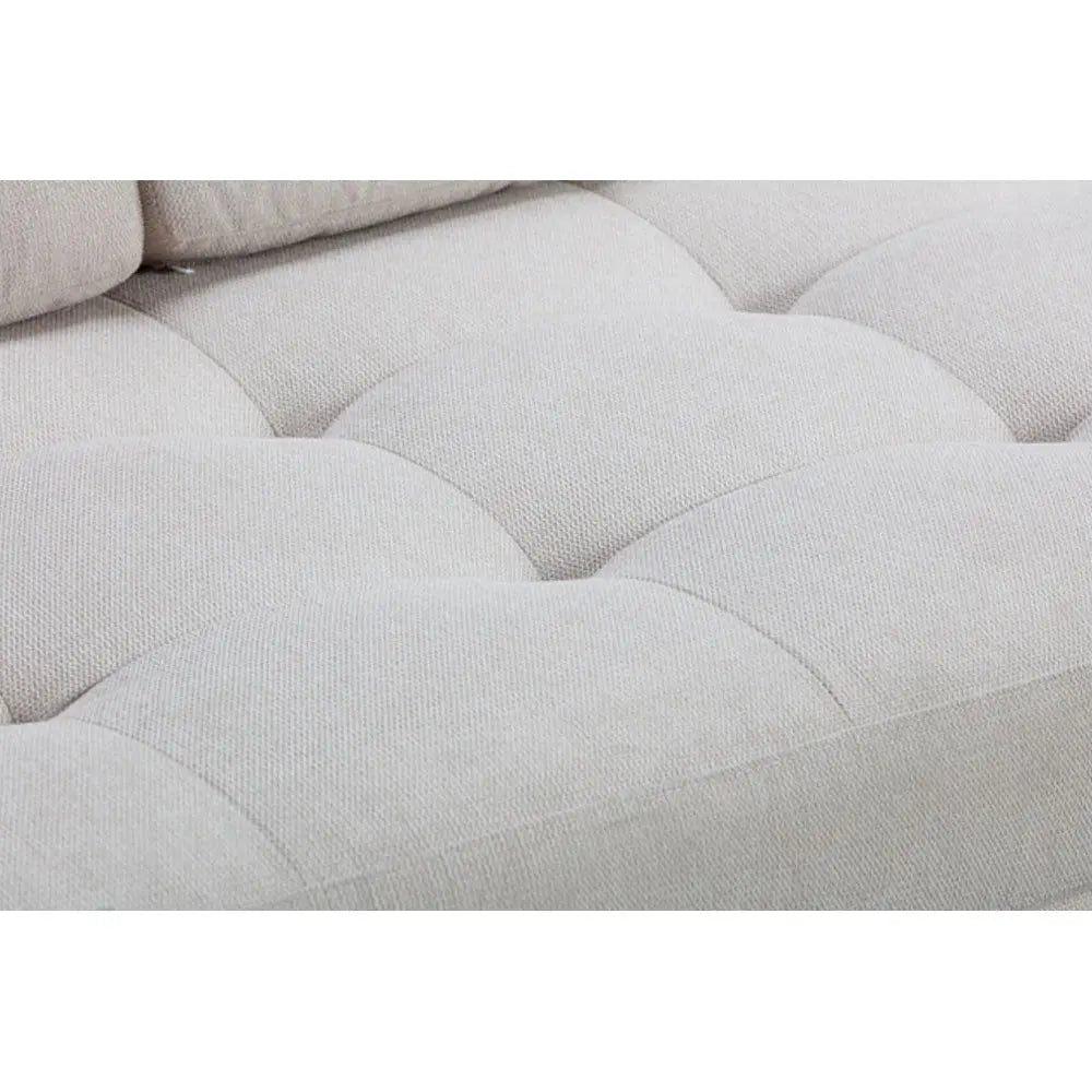 DI Designs Candover Sofa in Neutral Textured Fabric Sofa