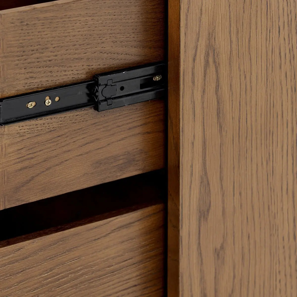 DI Designs Charlton Ribbed Walnut 2 Drawer Bedside Bedside Table