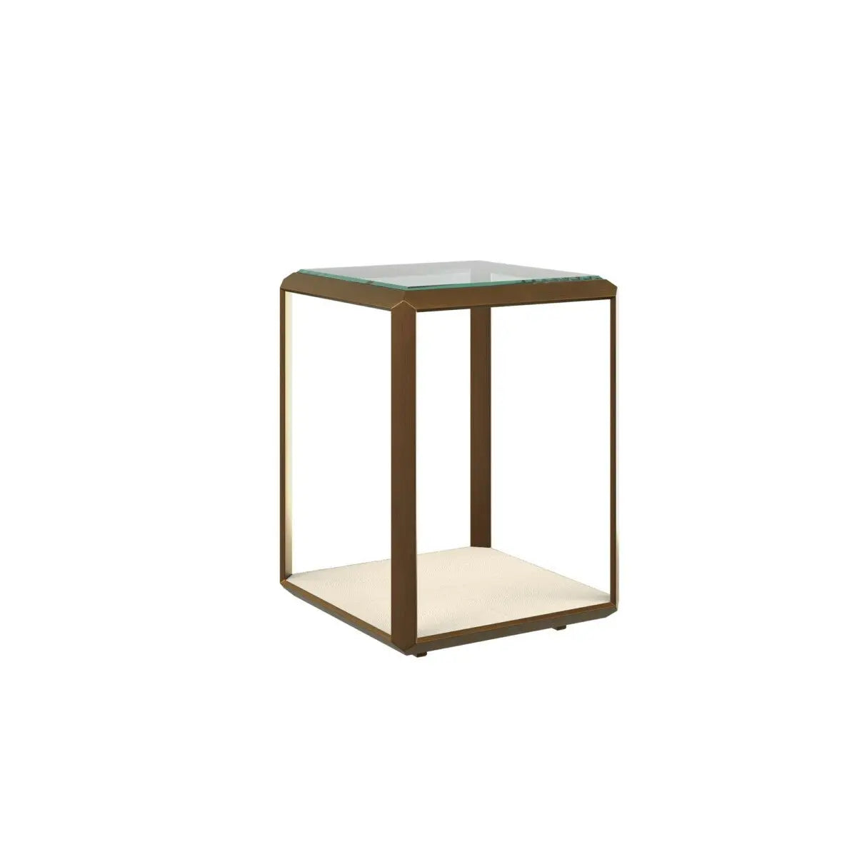 DI Designs Elmley End Table in Ivory End Table