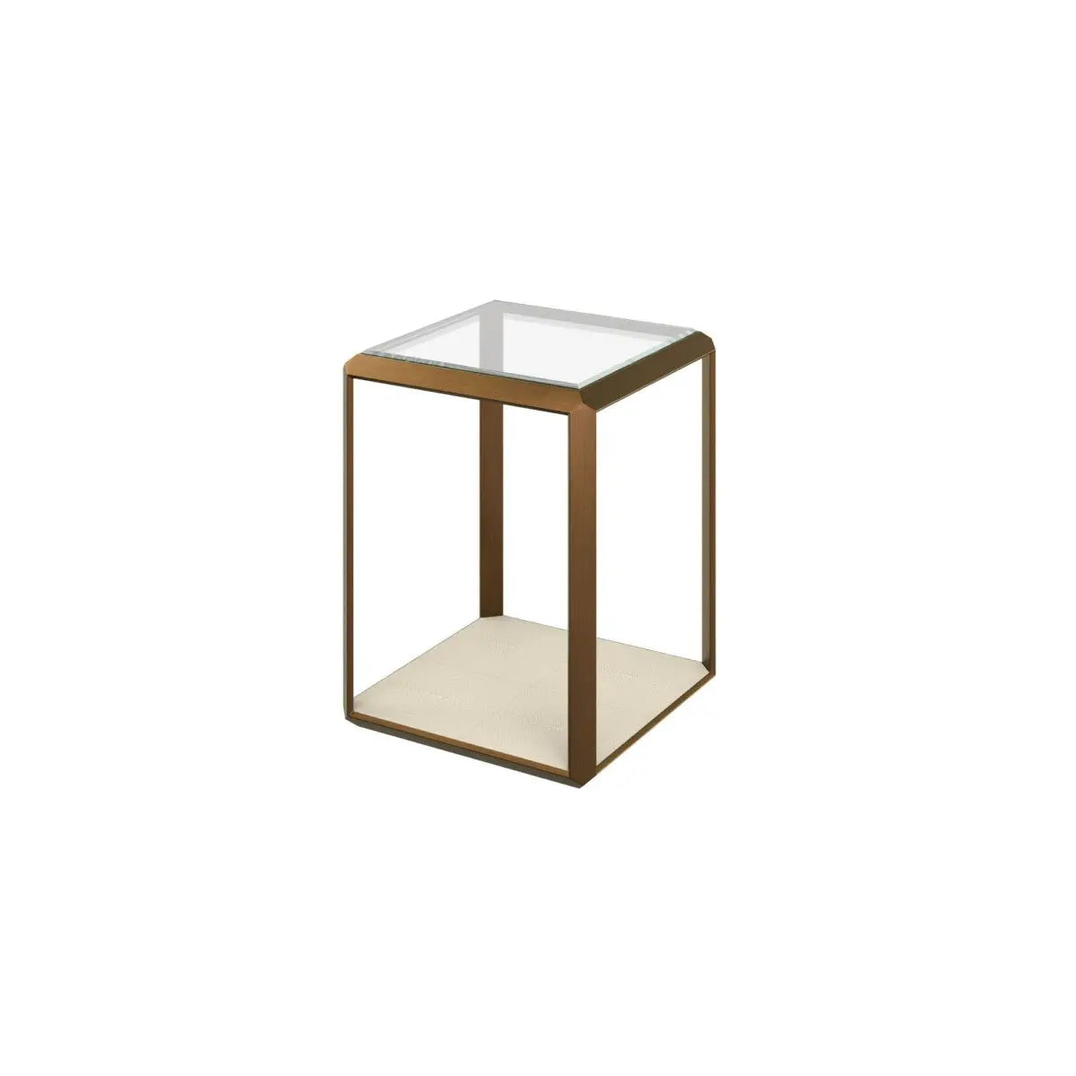 DI Designs Elmley End Table in Ivory End Table
