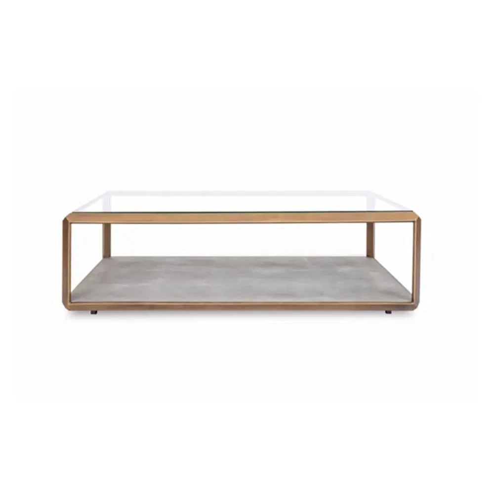 D.I Designs Elmley Glass Top Coffee Table Nicholas John Interiors