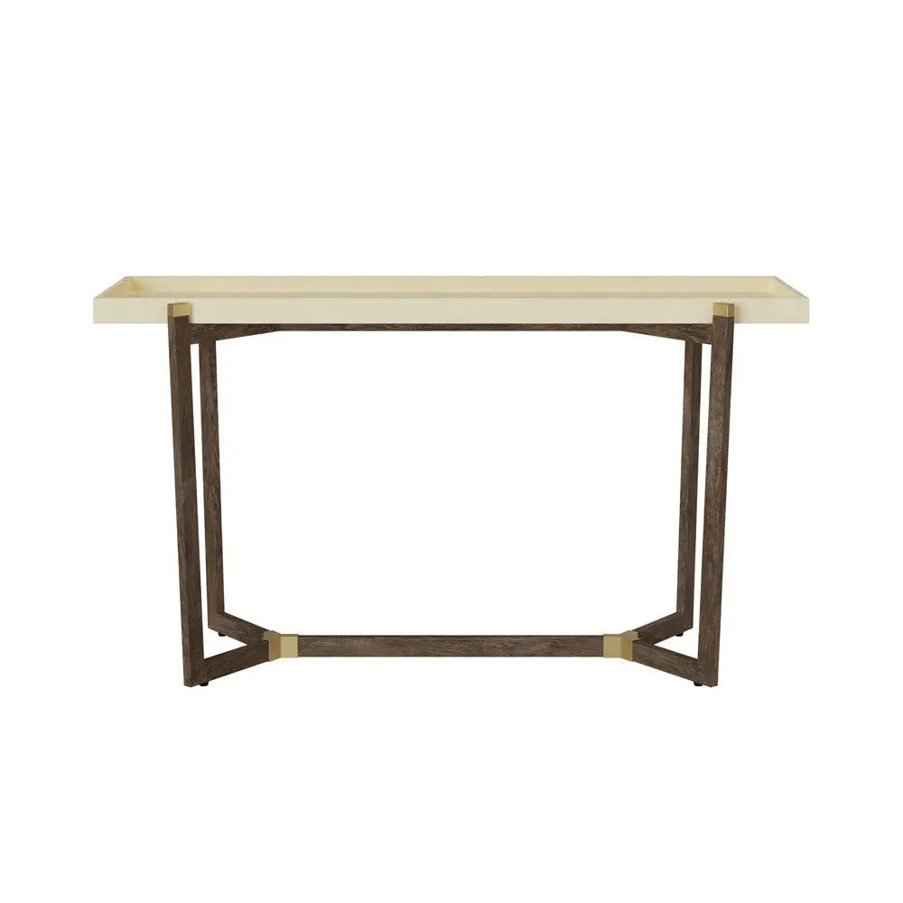 DI Designs Hambledon Console - Cream Shagreen Console Table