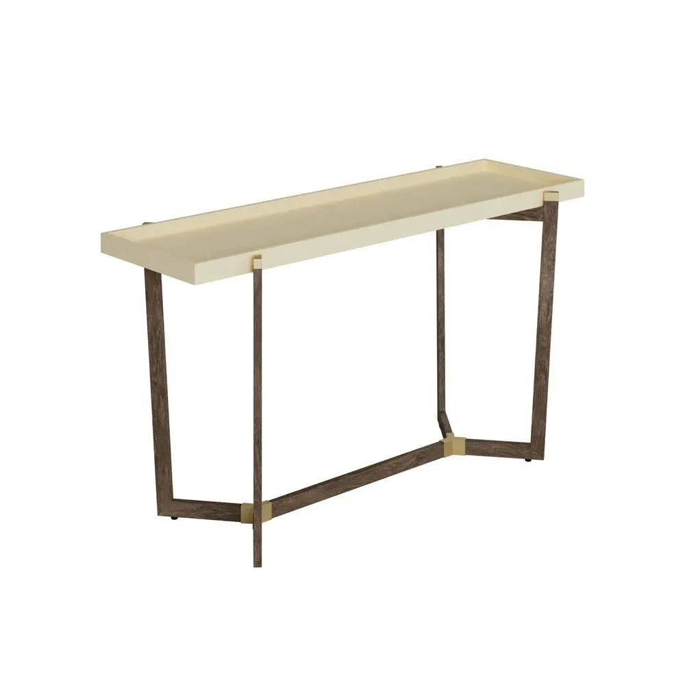 DI Designs Hambledon Console - Cream Shagreen Console Table