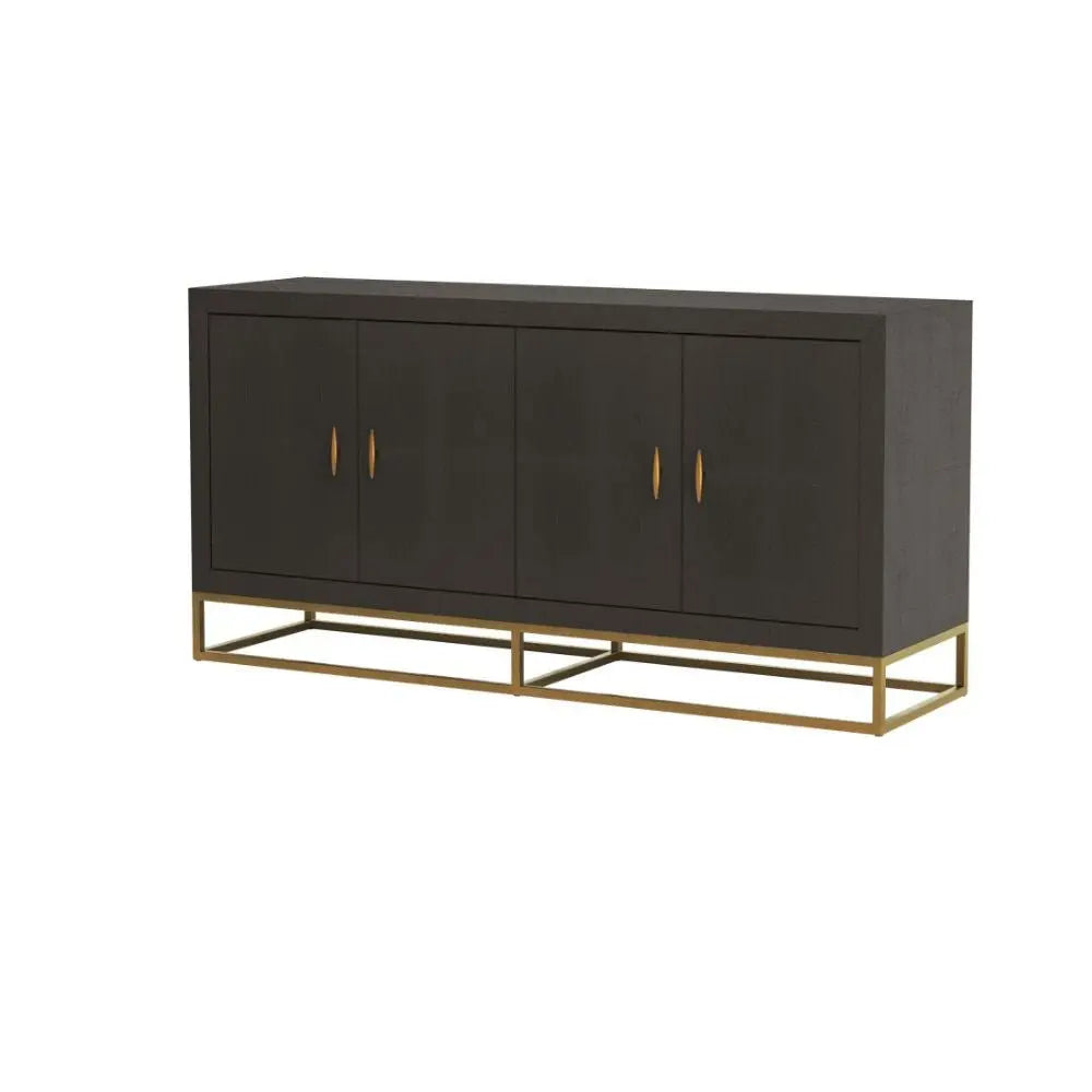 DI Designs Hampton Sideboard in Brown Shagreen Sideboard