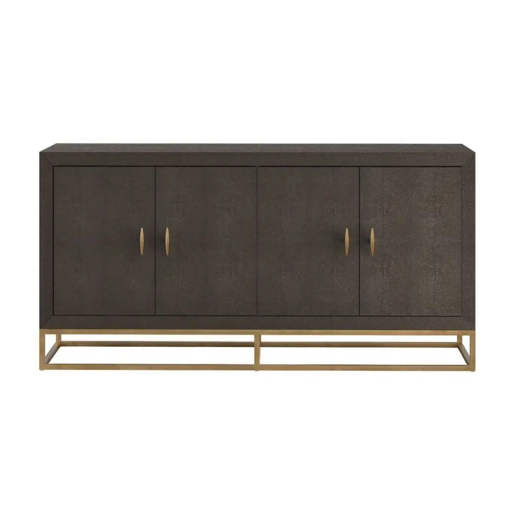 DI Designs Hampton Sideboard in Brown Shagreen Sideboard