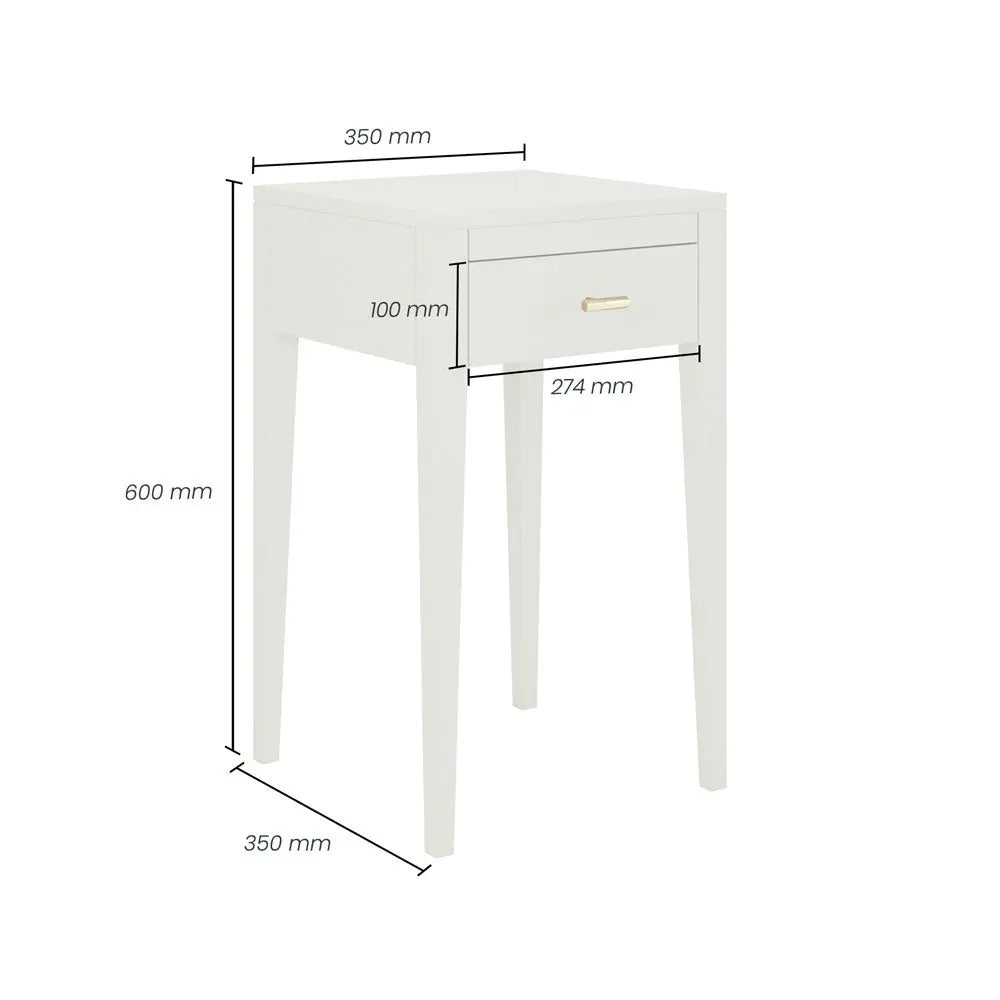 DI Designs Hanley Bedside - Green Bedside Table