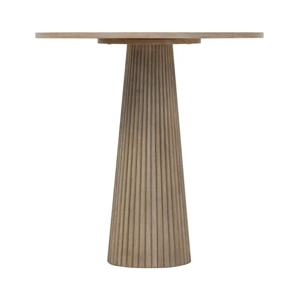 DI Designs Leckford Ribbed Occasional Table in Aged Oak Side Table