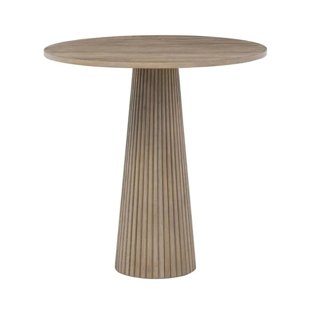 DI Designs Leckford Ribbed Occasional Table in Aged Oak Side Table