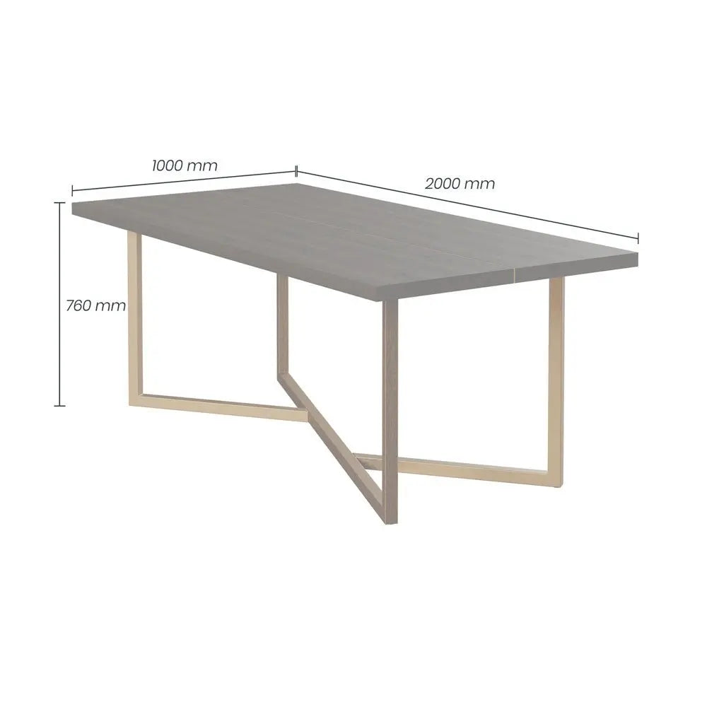 DI Designs Overbury Chocolate Brown Dining Table