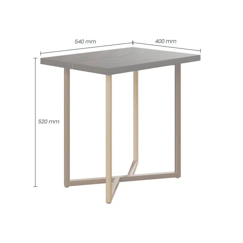 DI Designs Overbury Chocolate Brown End Table