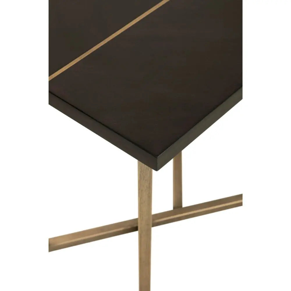 DI Designs Overbury Chocolate Brown End Table
