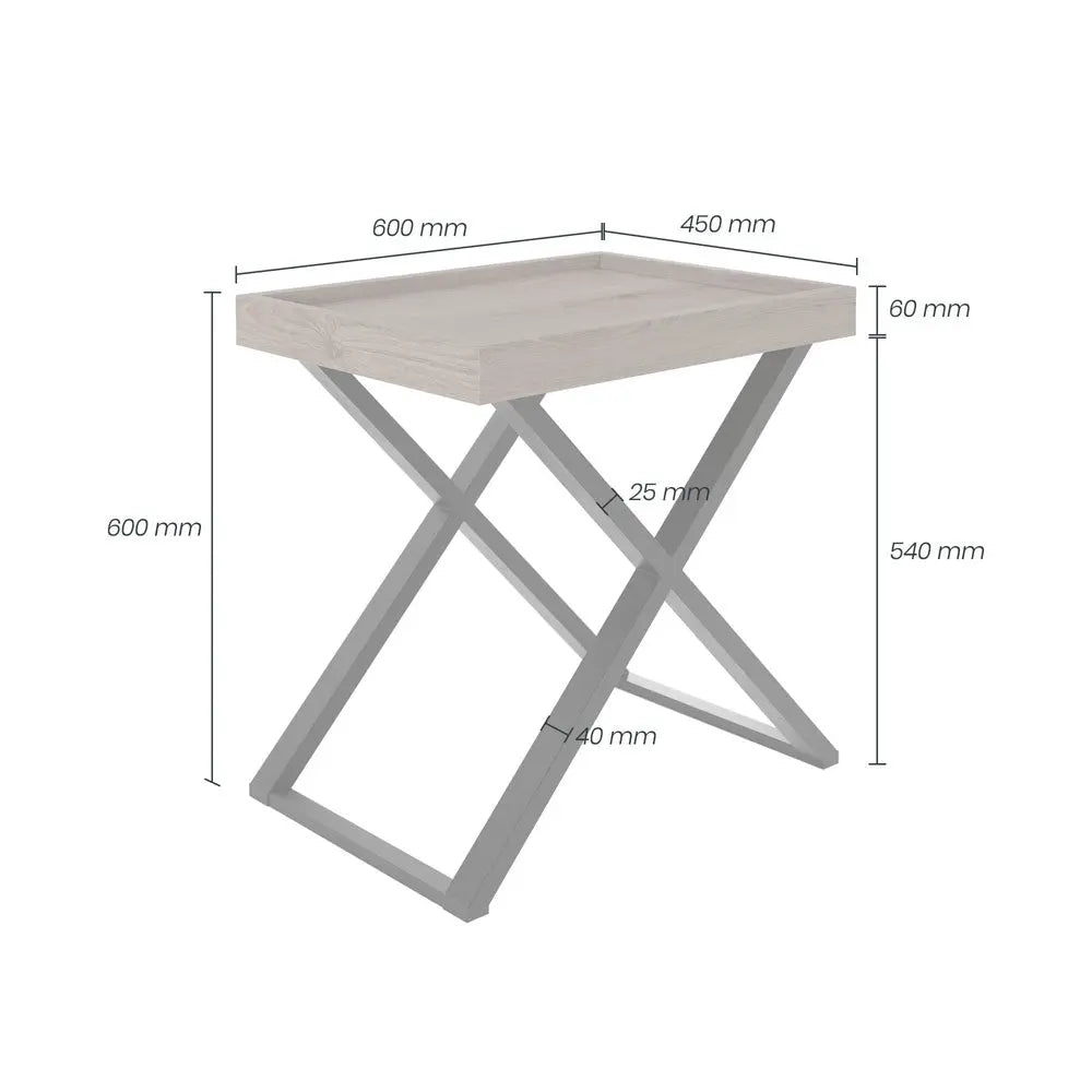 DI Designs Pershore Aged Oak End Table