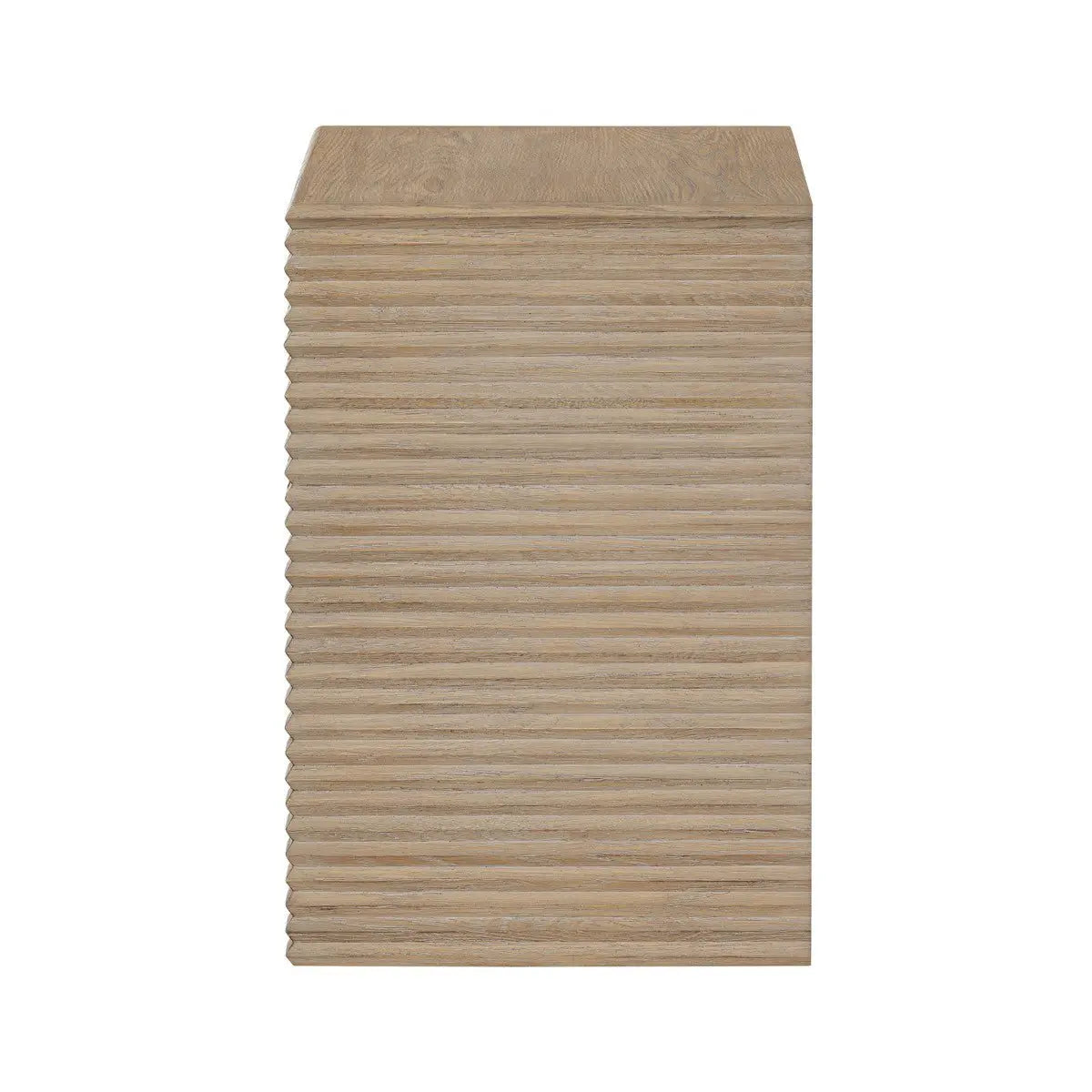 DI Designs Wickham Ribbed Oak 1 Drawer Bedside Bedside Table