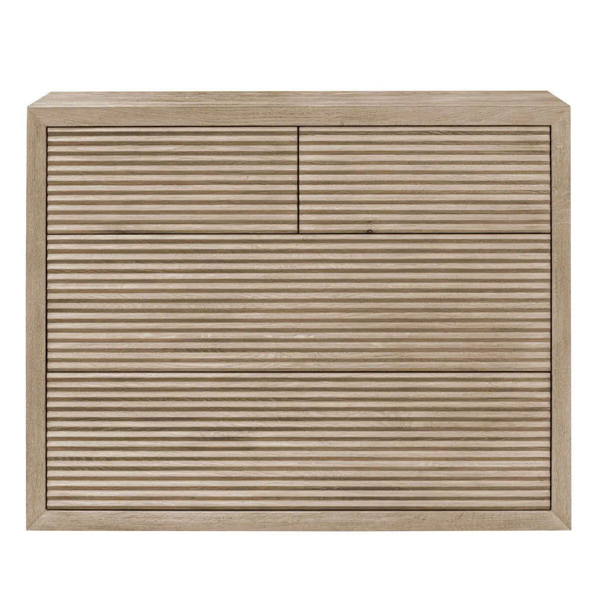 DI Designs Wickham Ribbed Oak Chest of Drawers Chest of Drawers