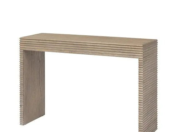 DI Designs Wickham Ribbed Oak Console Console Table
