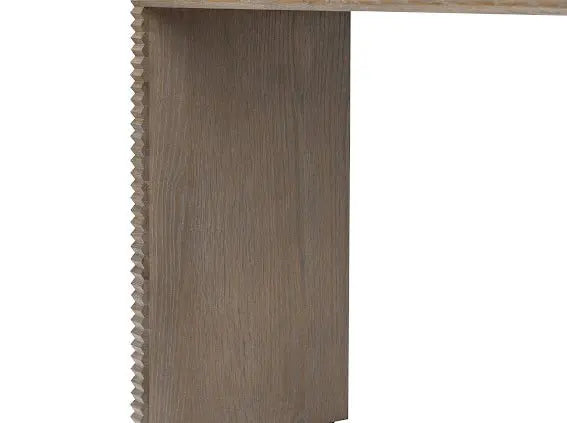 DI Designs Wickham Ribbed Oak Console Console Table