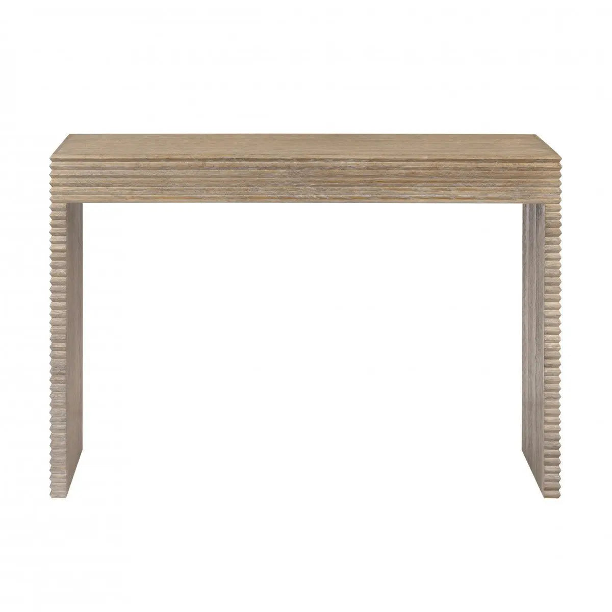 DI Designs Wickham Ribbed Oak Console Console Table