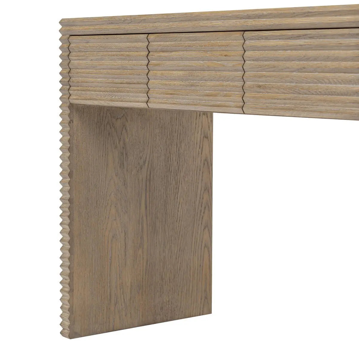 DI Designs Wickham Ribbed Oak Desk Nicholas John Interiors