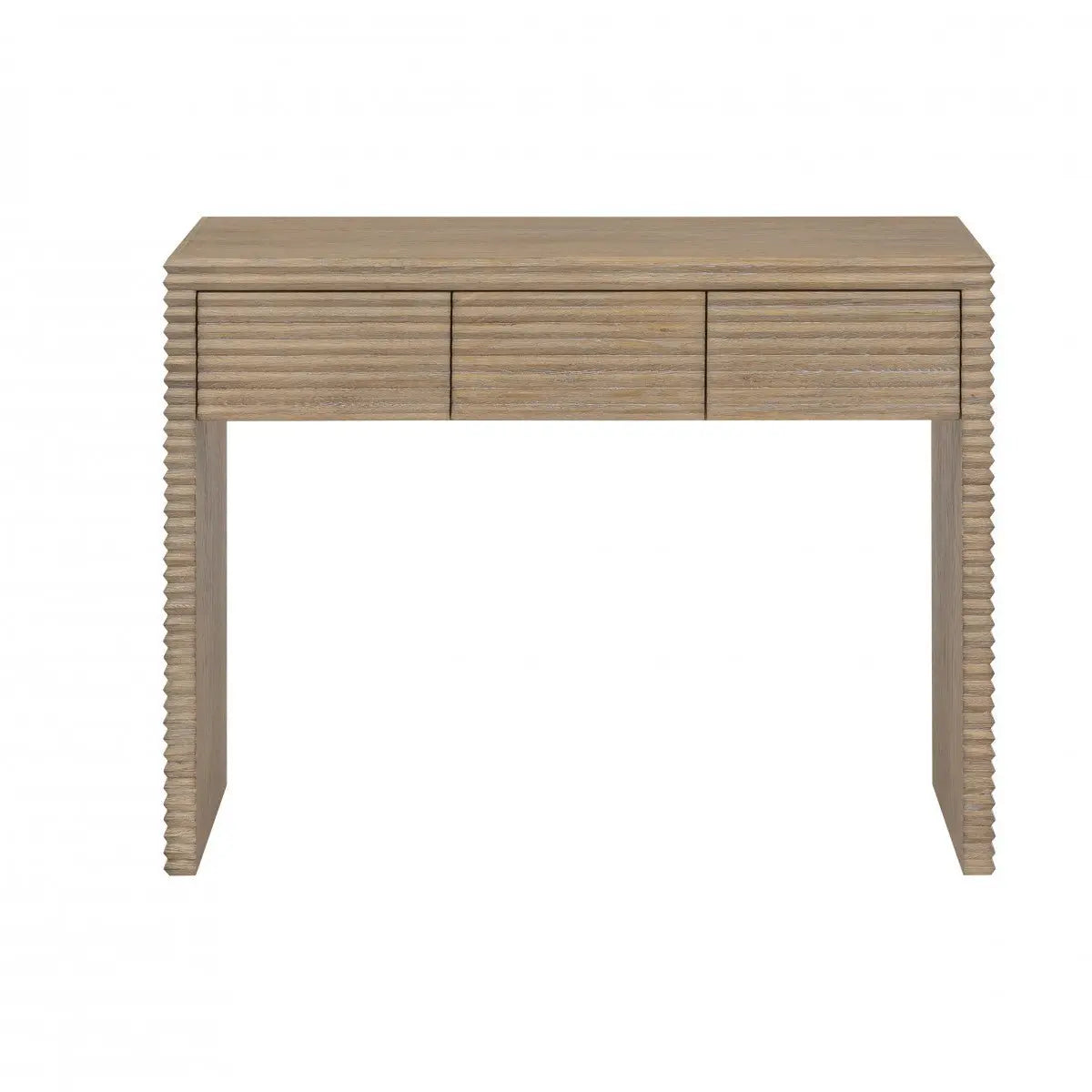 DI Designs Wickham Ribbed Oak Desk Nicholas John Interiors