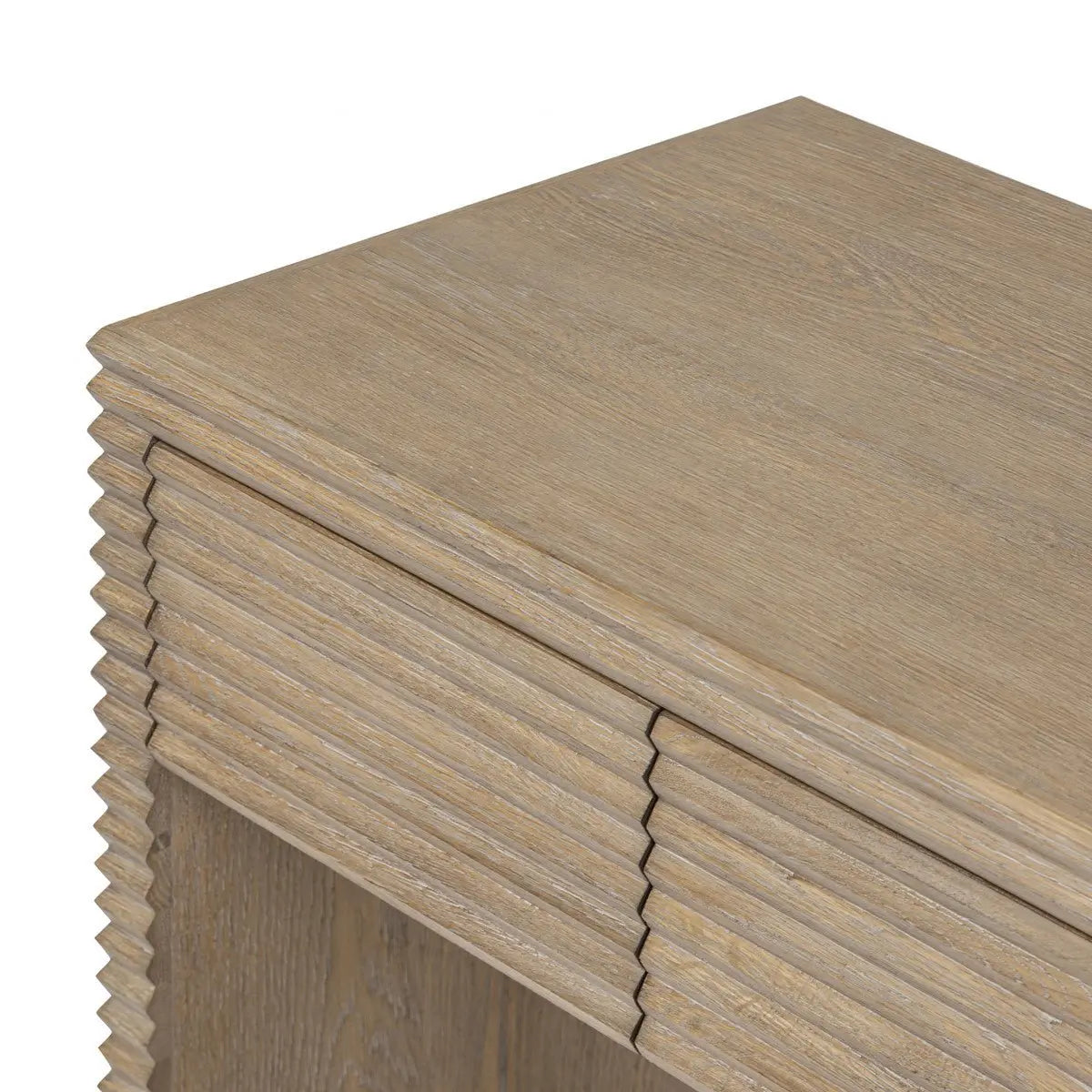 DI Designs Wickham Ribbed Oak Desk Nicholas John Interiors