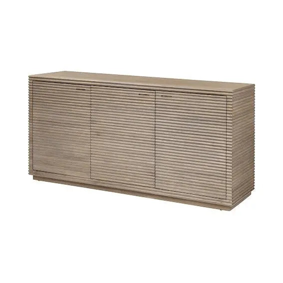 DI Designs Wickham Ribbed Oak Sideboard Sideboard