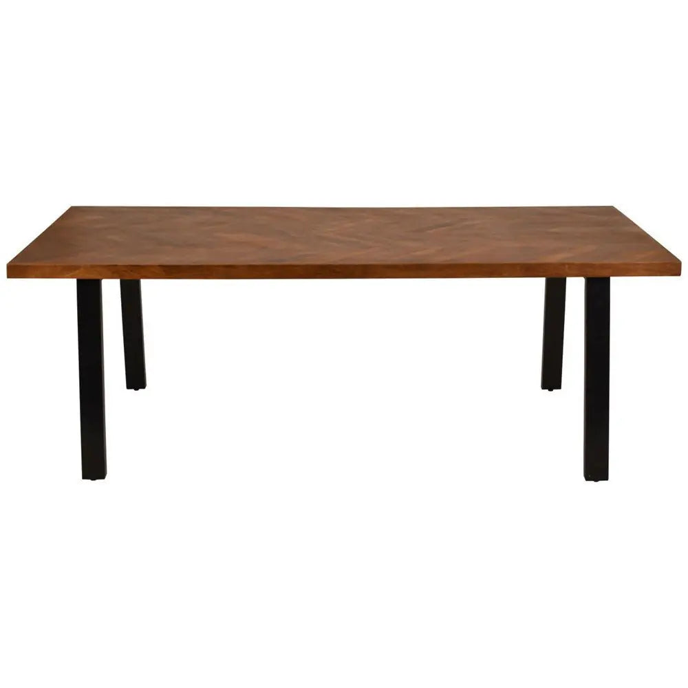 Durham Herringbone Wooden Dining Table 220cm Dining table