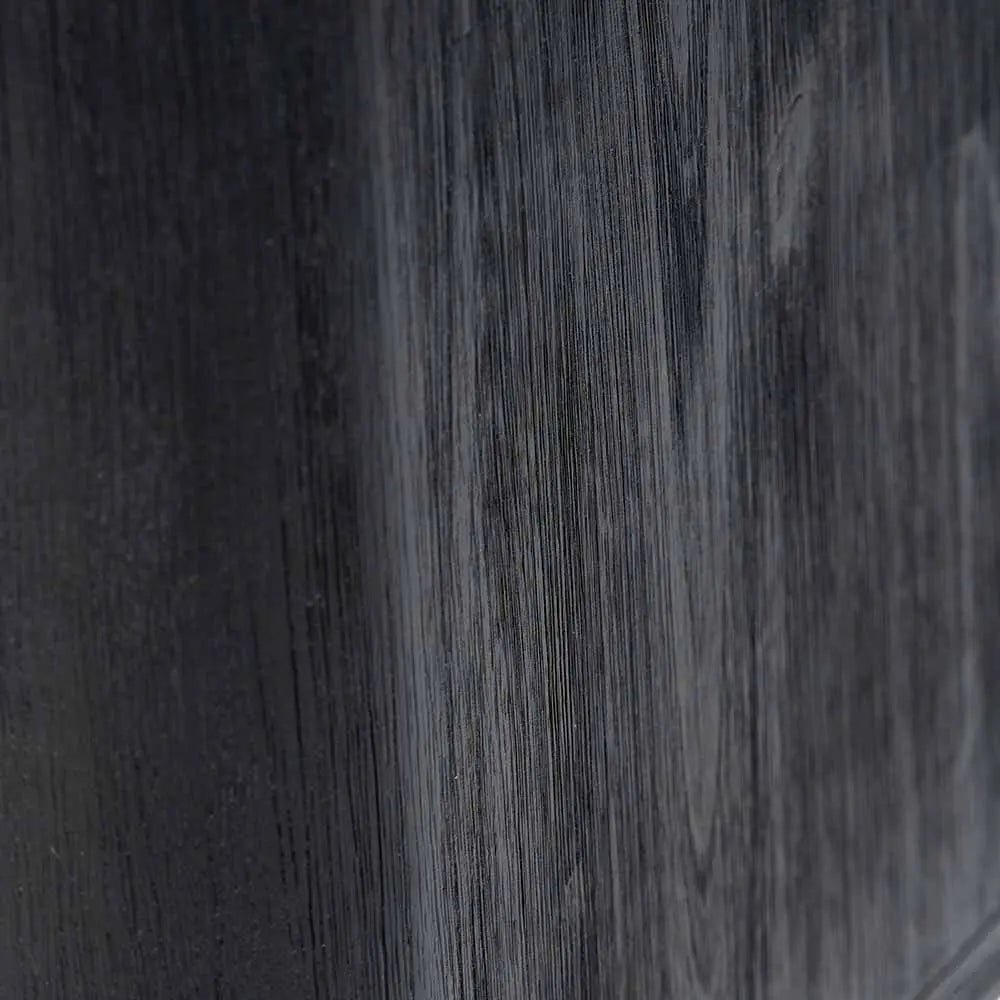 Fiji 1 Drawer Bedside in Black Acacia Wood & Natural Rattan - Pacific Lifestyle Bedside Tables